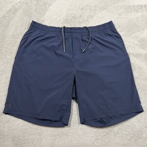 Rhone Shorts Mens XL Blue Athletic Performance Training Gym Workout Stretch